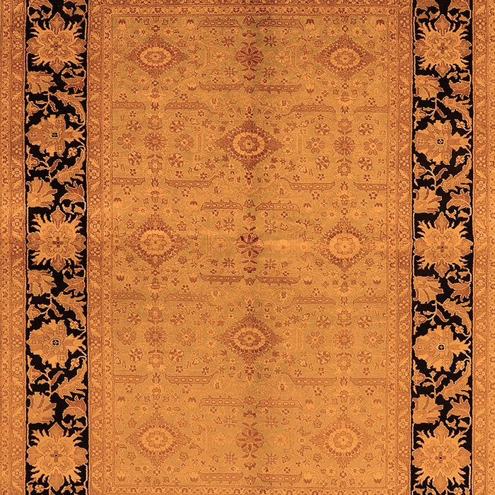 Oriental Orange Industrial Rug, urb3056org