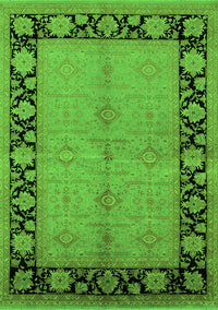 Oriental Green Industrial Rug, urb3056grn