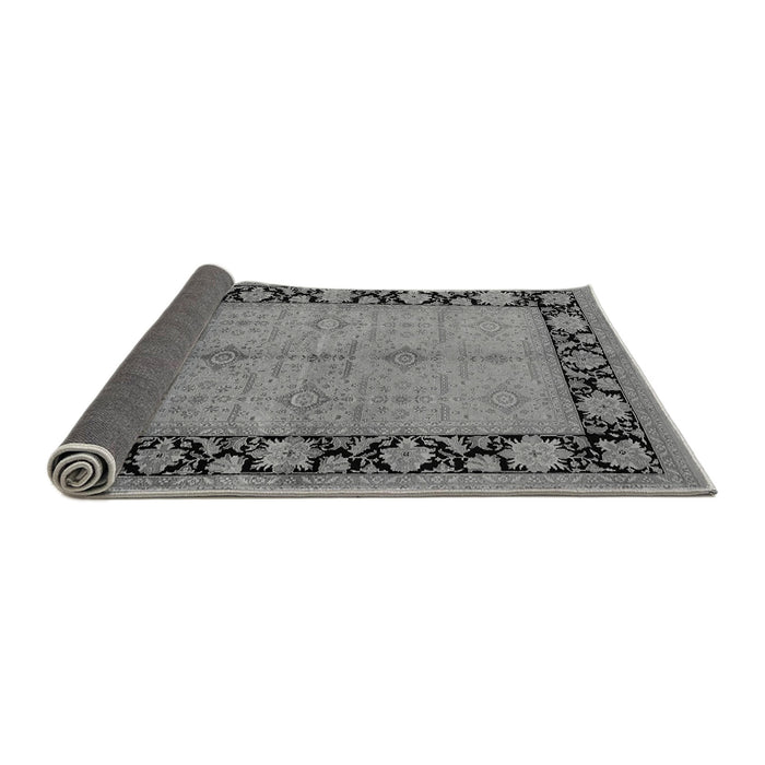 Sideview of Oriental Gray Industrial Rug, urb3056gry