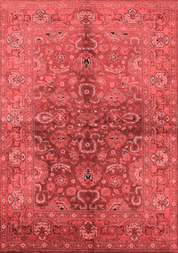 Oriental Red Industrial Rug, urb3057red