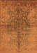 Oriental Orange Industrial Rug, urb3057org