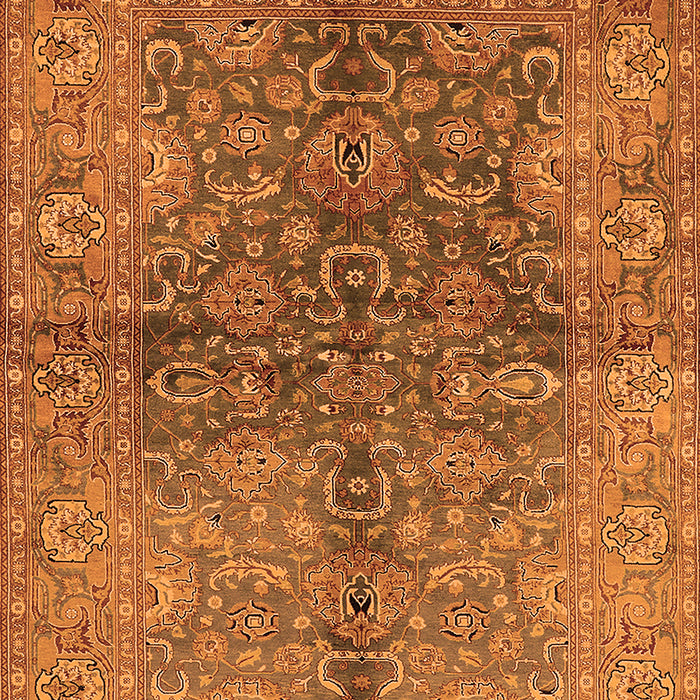 Oriental Orange Industrial Rug, urb3057org