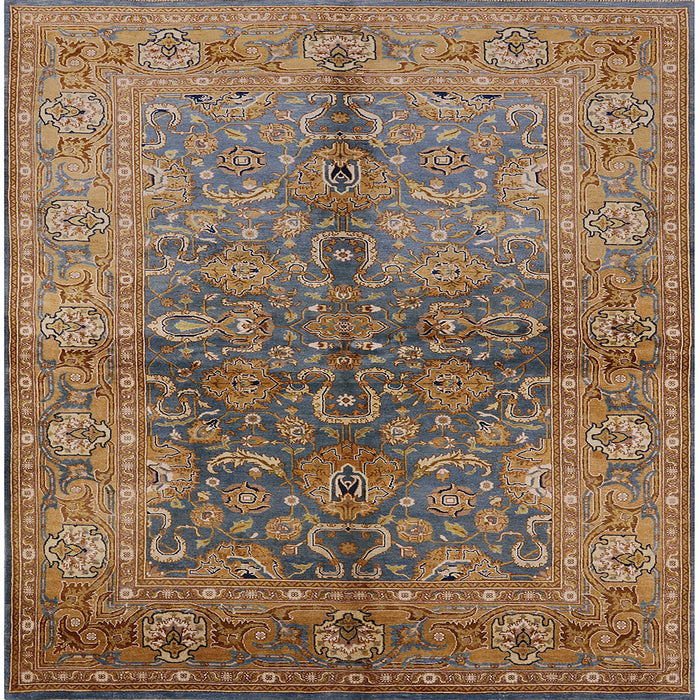 Square Machine Washable Industrial Modern Sepia Brown Rug, wshurb3057