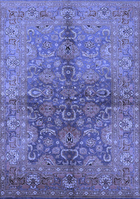 Oriental Blue Industrial Rug, urb3057blu