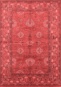 Oriental Red Industrial Rug, urb3058red