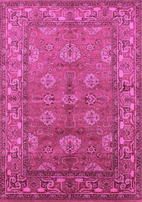 Oriental Pink Industrial Rug, urb3058pnk