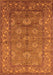 Machine Washable Oriental Orange Industrial Area Rugs, wshurb3058org