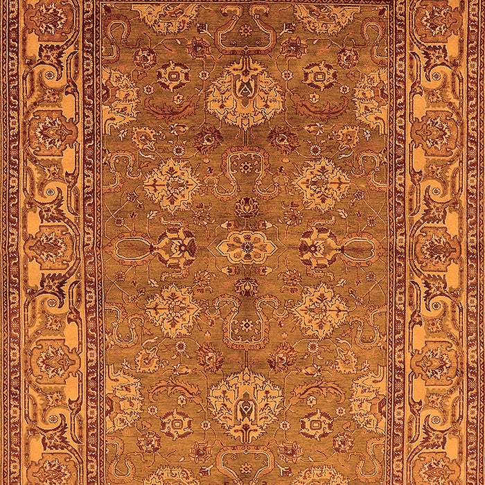 Machine Washable Oriental Orange Industrial Area Rugs, wshurb3058org