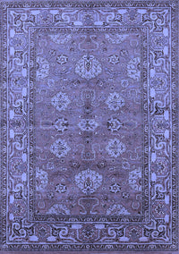 Oriental Blue Industrial Rug, urb3058blu