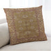 Lifestyle Image of Mid-Century Modern Urban Square Mahogany Brown Throw Pillow, 18 inch by 18 inch, pwurb3058