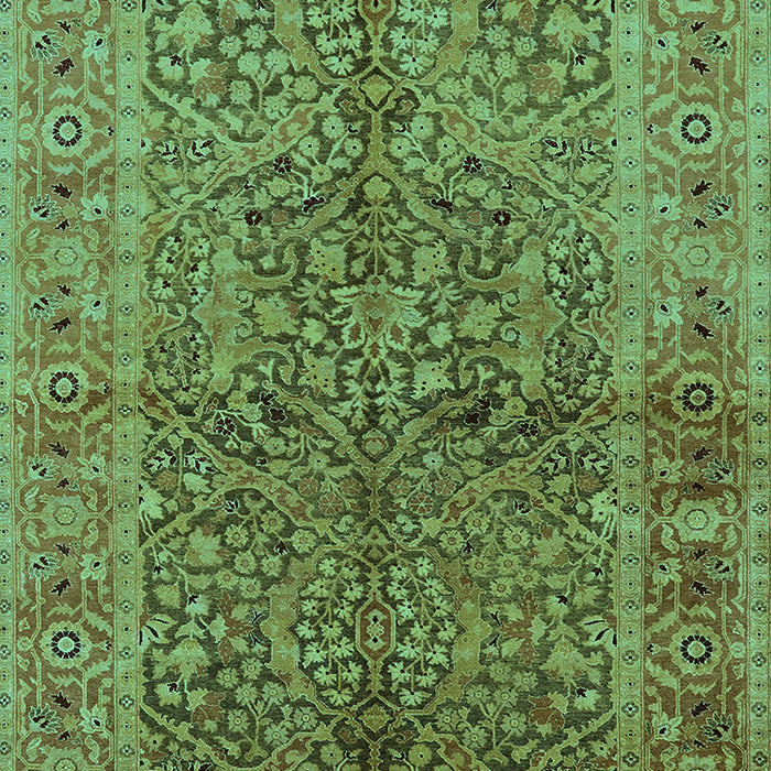 Oriental Turquoise Industrial Rug, urb3059turq