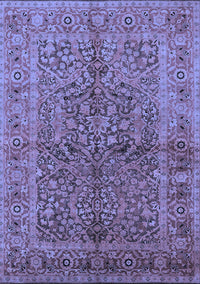 Oriental Blue Industrial Rug, urb3059blu