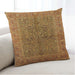 Lifestyle Image of Mid-Century Modern Urban Square Mahogany Brown Throw Pillow, 18 inch by 18 inch, pwurb3059