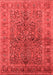 Oriental Red Industrial Area Rugs