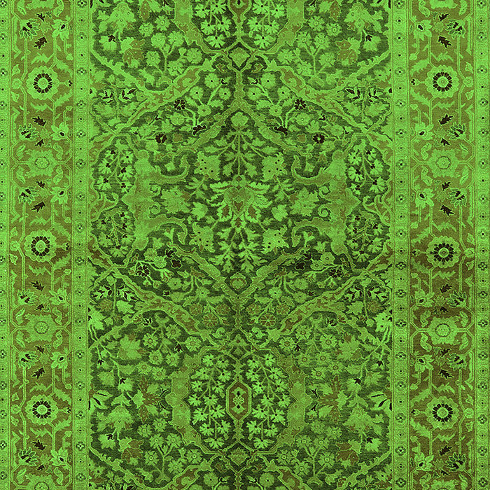 Oriental Green Industrial Rug, urb3059grn