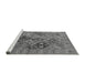 Sideview of Machine Washable Oriental Gray Industrial Rug, wshurb3060gry