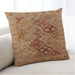Lifestyle Image of Mid-Century Modern Urban Square Mahogany Brown Throw Pillow, 18 inch by 18 inch, pwurb3060