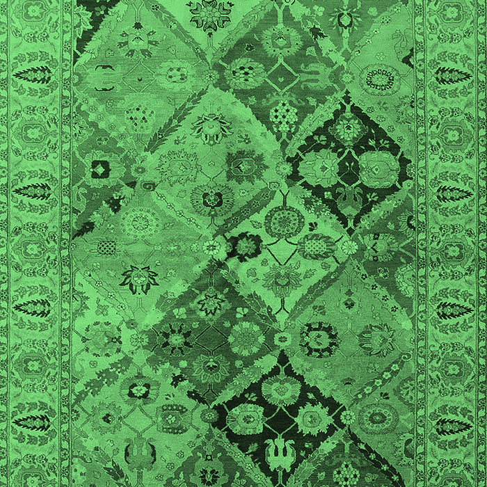 Oriental Emerald Green Industrial Rug, urb3060emgrn