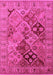 Machine Washable Oriental Pink Industrial Rug, wshurb3060pnk