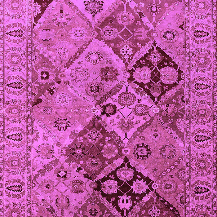 Machine Washable Oriental Purple Industrial Area Rugs, wshurb3060pur