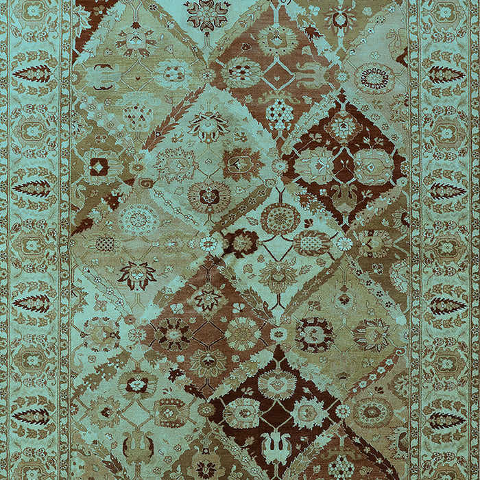 Oriental Light Blue Industrial Rug, urb3060lblu