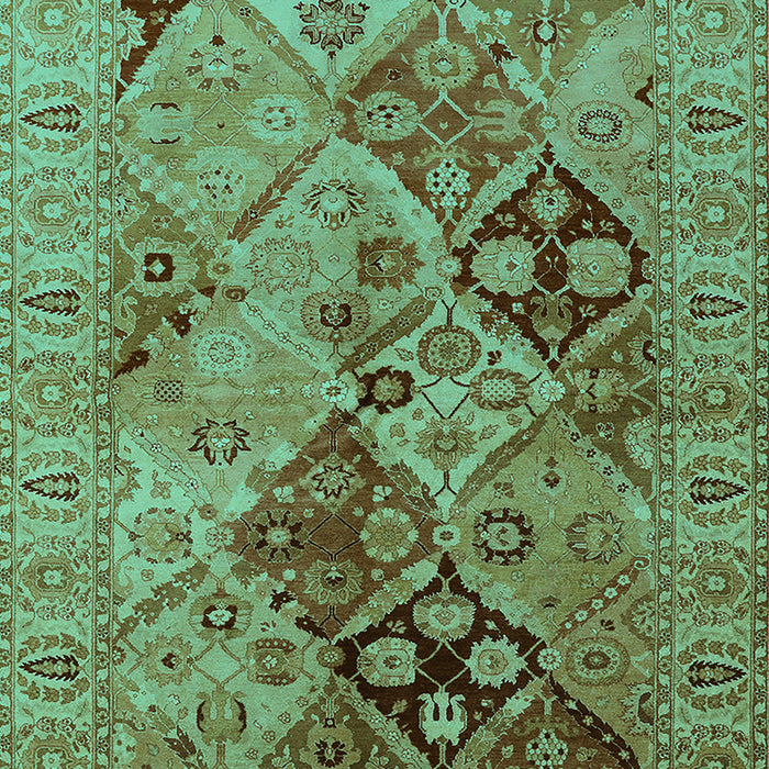 Oriental Turquoise Industrial Rug, urb3060turq