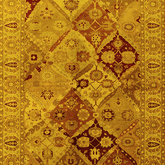 Oriental Yellow Industrial Rug, urb3060yw