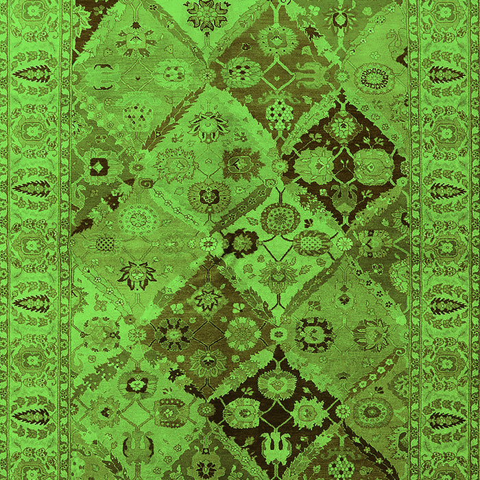 Oriental Green Industrial Rug, urb3060grn
