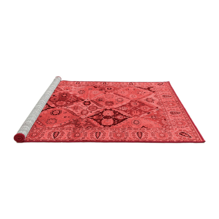 Industrial Red Washable Rugs