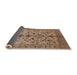 Sideview of Mid-Century Modern Light Copper Gold Oriental Rug, urb3061