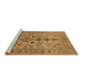 Sideview of Machine Washable Oriental Brown Industrial Rug, wshurb3061brn