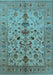 Oriental Light Blue Industrial Rug, urb3061lblu