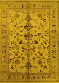 Oriental Yellow Industrial Rug, urb3061yw