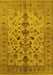 Oriental Yellow Industrial Rug, urb3061yw