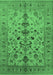 Oriental Emerald Green Industrial Rug, urb3061emgrn