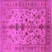 Square Oriental Pink Industrial Rug, urb3061pnk