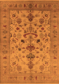 Oriental Orange Industrial Rug, urb3061org