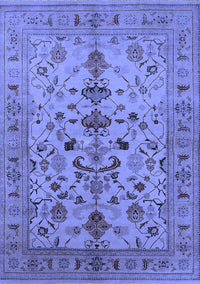 Oriental Blue Industrial Rug, urb3061blu