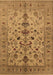 Machine Washable Oriental Brown Industrial Rug, wshurb3061brn