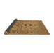 Sideview of Oriental Brown Industrial Rug, urb3061brn