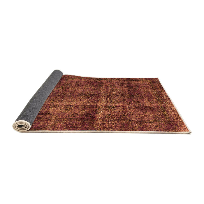 Sideview of Oriental Orange Industrial Rug, urb3062org