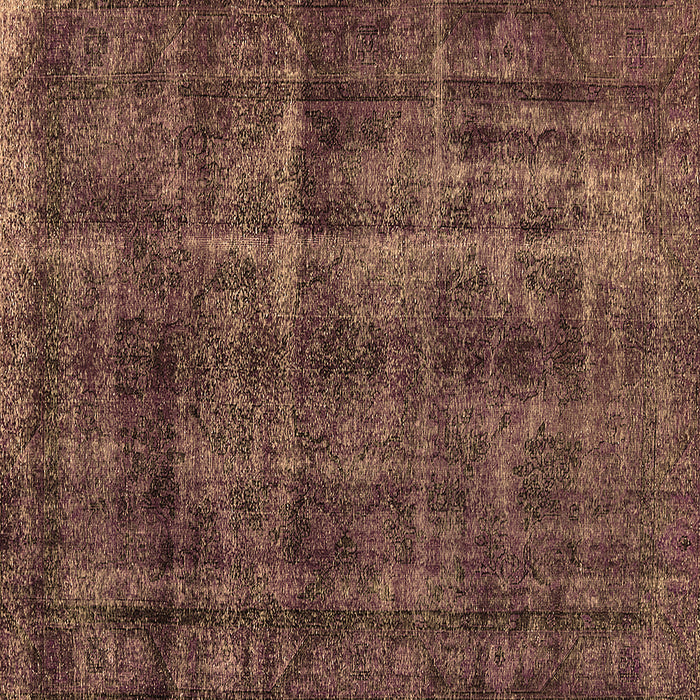 Square Oriental Brown Industrial Rug, urb3062brn