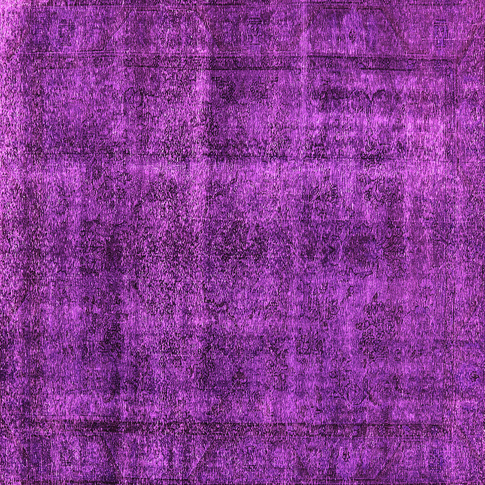 Square Machine Washable Oriental Pink Industrial Rug, wshurb3062pnk