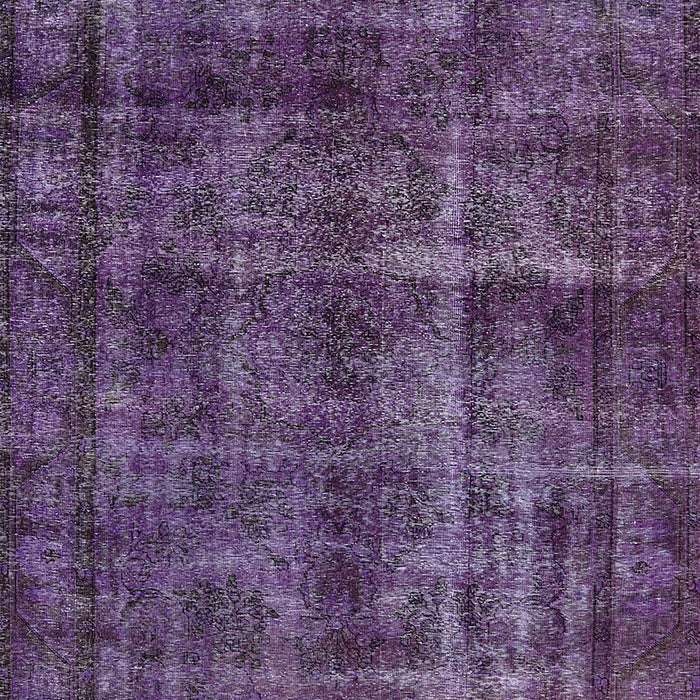 Mid-Century Modern Purple Oriental Rug, urb3062