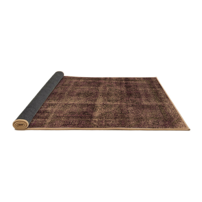 Sideview of Oriental Brown Industrial Rug, urb3062brn