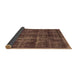 Sideview of Oriental Brown Industrial Rug, urb3062brn