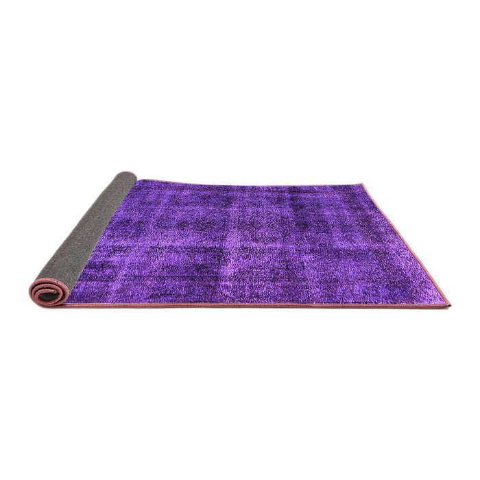 Sideview of Oriental Purple Industrial Rug, urb3062pur
