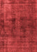 Oriental Red Industrial Area Rugs