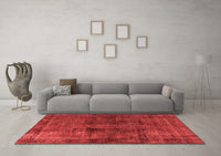 Machine Washable Oriental Red Industrial Rug, wshurb3063red