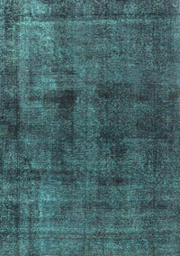 Oriental Turquoise Industrial Rug, urb3063turq